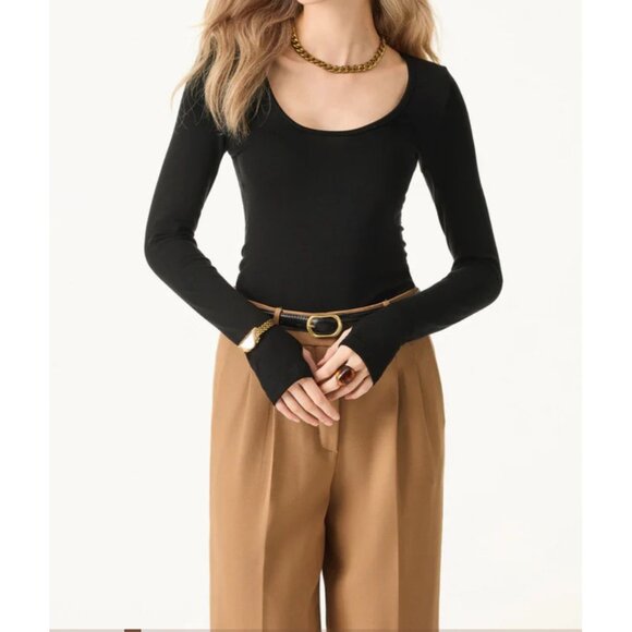 OGL LiteWarm Essential Lyocell Cashmere Multi-Wear Long Sleeve Top Sz 2XL Womens - Picture 2 of 16